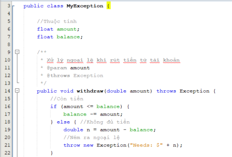 exception trong java 10