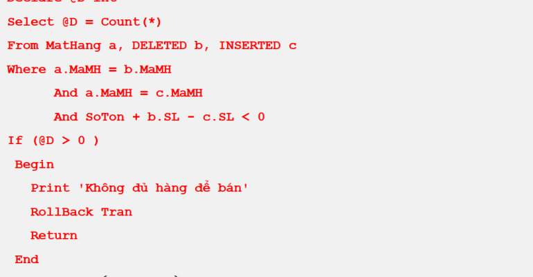 trigger trong sql server 2014