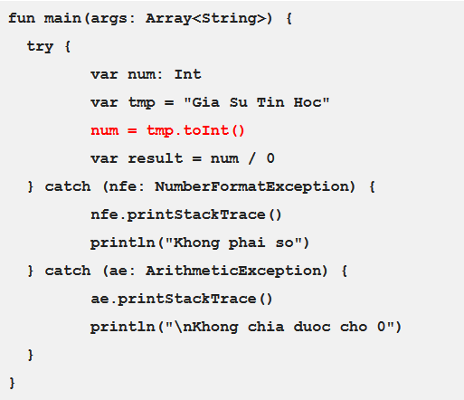 xu ly ngoai le trong kotlin
