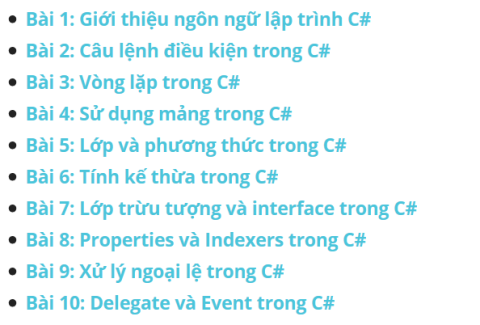 giao trinh mon lap trinh c#