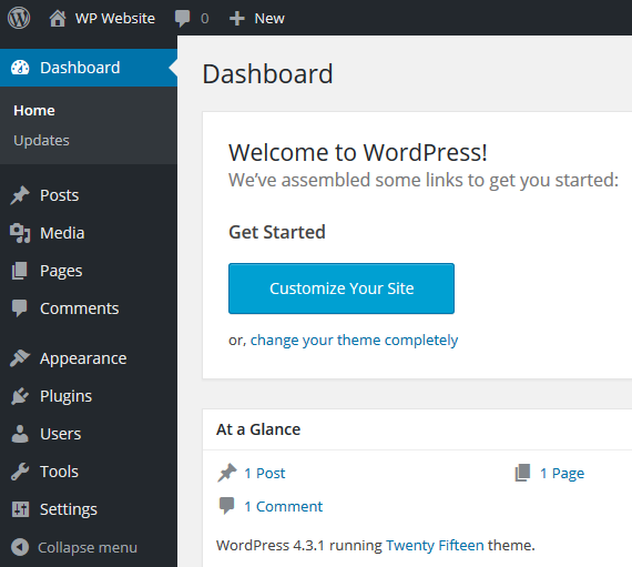 he quan tri noi dung website voi wordpress