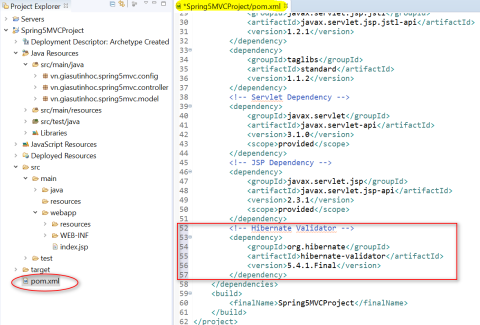 huong dan validation trong spring mvc 5 2