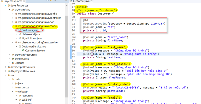 huong dan xu ly database trong spring mvc5 voi hibernate 8