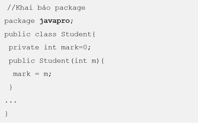 package trong java