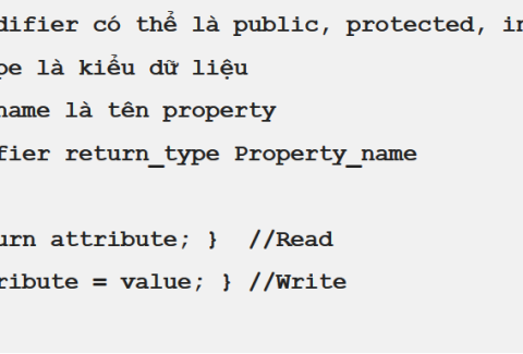 properties va indexers trong c#